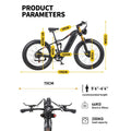 Dual Motors AWD 2000W Electric Bike for Adult 26'', UL2849 48V 30AH Removable Battery E - Mountain Bike 4.0 Fat Tire up to 35MPH&120miles Long Range Off - Road Ebike Beach Dual Hydraulic&Brakes E - Bicycle