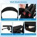 Ultralight Carbon Fiber Rollator Walker for Seniors, Foldable Rolling Walker with Seat, 8" Wheels, Adjustable Handles & Backrest, Storage Bag