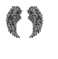 Luxury Angel Wings Metal Wall Art with Soft LED Light – Elegant Home Wall Decor