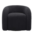 360 Swivel Accent Chair for Living Room, Boucle Barrel Armchair Single Sofa Chair Reading Chair, Sage Green