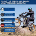 COSWHE GT20 Electric Bike for Adults, Electric Dirt Bike with 1500W Motor 48V/25ah Removable Battery, up to 31MPH & 93 Miles, Electric Motorcycle with 7 - Speed, 20" x 4.0 Fat Tire Ebikes for Adults
