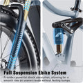 Dual Motors AWD 2000W Electric Bike for Adult 26'', UL2849 48V 30AH Removable Battery E - Mountain Bike 4.0 Fat Tire up to 35MPH&120miles Long Range Off - Road Ebike Beach Dual Hydraulic&Brakes E - Bicycle
