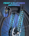 Dual Motor PEAK 3000W Electric Bike for Adults, 31mph 48V 23ah Electric Bicycle, 26" Fat Tire Mountain Bike UL2849