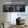 EF Ecoflow WAVE 3 Portable Air Conditioner with Add - on Battery, 1800W/6100 BTU Cooling and 2000W/6800 BTU Heating, 1000W Fast Charging in 75 Mins, 8H Wireless Running, APP Control, for Camping, Rvs
