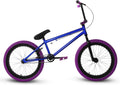 Elite BMX Bicycle 20" Freestyle Bike - Stealth Blue Purple Ideal for Ages 7 to 18 Years