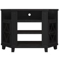 Mayincolor Farmhouse TV Stand for 65+ Inch TV, 34'' Tall Entertainment Center with Sliding Barn Doors, Rustic Wood Media Console Storage Cabinet Television Stand for Living Room, Light Grey