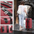 Zimtown Luggage 3 Piece Set Suitcase ABS Hardside Lightweight with TSA Lock Spinner Wheels, Beige