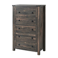 Keywhat Farmhouse 5 Drawer Dresser for Bedroom, Chest of Drawers Wood Organizer for Living Room, Antique White