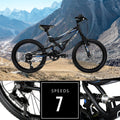 Bicycles 20" Boys Shocker Mountain Bike, Kids, Black