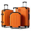 Zimtown Luggage 3 Piece Set Suitcase ABS Hardside Lightweight with TSA Lock Spinner Wheels, Beige