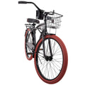 26 Nel Lusso Men'S Cruiser Bike, Matte Black