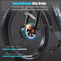 Dual Motors AWD 2000W Electric Bike for Adult 26'', UL2849 48V 30AH Removable Battery E - Mountain Bike 4.0 Fat Tire up to 35MPH&120miles Long Range Off - Road Ebike Beach Dual Hydraulic&Brakes E - Bicycle