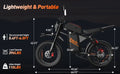 Electric Dirt Bike for Adults, 60V 35ah, 3000W 45 MPH & 37 - 68 Miles Electric Motorcycle, 25'' Fat Tire Off - Road Mountain Bike UL2849