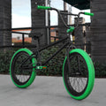 Elite BMX Bicycle 20" Freestyle Bike - Stealth Blue Purple Ideal for Ages 7 to 18 Years