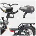 Folding AWD Dual Motor Electric Bike for Adults 20*4.0'' 2300w UL2849 48v 20ah, 7 Speeds, Fat Tire Ebike up to 28MPH Off Road E - Mountain Bike Dual Hydraulic Disc Brakes&Suspension Electric Bicycles