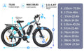 Dual Motor PEAK 3000W Electric Bike for Adults, 31mph 48V 23ah Electric Bicycle, 26" Fat Tire Mountain Bike UL2849