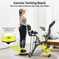 Pooboo 4in1 Folding Exercise Bike Indoor Cycling Bike Stationary Magnetic X Bike Gym Workout 300 lb Easy to Get on/Off