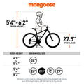 27.5" Ledge Mountain Bike, 7 Speeds, Teal