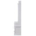Hall Tree with Upholstered Bench and Coat Rack, Entryway Bench with 3 Hooks, 3 Open Shelves, 2 Drawers & Storage Cabinets, Mudroom Bench with Storage and Hooks for Foyer, Entry Way, Hallway (Beige)