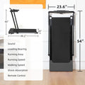 Ambifirner Portable Folding Treadmill, 3.0 HP Foldable Compact Treadmill for Home Office with 300 lb Capacity for Walking & Running
