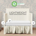 on Me. Sunset 3 Extra Firm Fiber Portable Crib Mattress