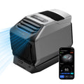 EF Ecoflow WAVE 3 Portable Air Conditioner with Add - on Battery, 1800W/6100 BTU Cooling and 2000W/6800 BTU Heating, 1000W Fast Charging in 75 Mins, 8H Wireless Running, APP Control, for Camping, Rvs