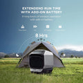 EF Ecoflow WAVE 3 Portable Air Conditioner with Add - on Battery, 1800W/6100 BTU Cooling and 2000W/6800 BTU Heating, 1000W Fast Charging in 75 Mins, 8H Wireless Running, APP Control, for Camping, Rvs