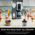 Ninja Swirl? by Creami? Soft Serve and Ice Cream Maker, 13 One - Touch Programs, NC701