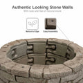RTS Home Accents Rock Lock Raised Garden Bed Curved Rock (Pack of 4)