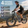 3000w（peak)Motor 190NM Electric Bike SMLRO MX500 for Adults, with 52v25ah Battery E Bicycles, 24" Fat Tire All - Terrain Electric Bicycle for Adult, Max 37MPH Ebike, 7 - Speed UL2849