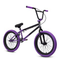 Elite BMX Bicycle 20" Freestyle Bike - Stealth Blue Purple Ideal for Ages 7 to 18 Years