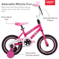 12 In. Minnie Mouse Bike with Training - Wheels for Girl'S, Pink by Huffy