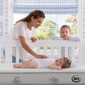 Serta Perfect Sleeper Comfort Deluxe 2 - Stage Crib and Toddler Mattress - 220 Inerlocking Coils - GREENGUARD Gold Certified - Certipur - US - Made in USA - Lifetime Warranty