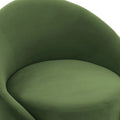 360 Swivel Accent Chair for Living Room, Boucle Barrel Armchair Single Sofa Chair Reading Chair, Sage Green