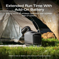 EF Ecoflow WAVE 3 Portable Air Conditioner with Add - on Battery, 1800W/6100 BTU Cooling and 2000W/6800 BTU Heating, 1000W Fast Charging in 75 Mins, 8H Wireless Running, APP Control, for Camping, Rvs