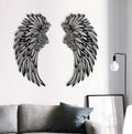 Luxury Angel Wings Metal Wall Art with Soft LED Light – Elegant Home Wall Decor