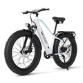 ANCHEER Electric Bike for Adults Peak 1000W Electric Bicycle 48V 15AH Battery Electric Bike 26" x 4.0" Fat Tire Mountain 28MPH 7 Speed Gears Electric Bike, Rear Rack, UL2849