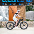 Dual Motors AWD 2000W Electric Bike for Adult 26'', UL2849 48V 30AH Removable Battery E - Mountain Bike 4.0 Fat Tire up to 35MPH&120miles Long Range Off - Road Ebike Beach Dual Hydraulic&Brakes E - Bicycle
