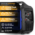 NEXPOW 2250W Portable Inverter Generator, Gasoline Power Quiet Lightweight for Backup Home & Camping, Eco - Mode Feature, Parallel Capability, EPA Compliant