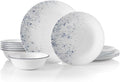 Corelle Indigo Speckle 18 - Piece Glass Dinnerware Set (Service for 6)