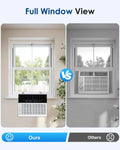 AECOJOY 10000 BTU Window Air Conditioner, Energy-Saving Window AC Unit, Cools up to 250 Sq. Ft.