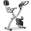 Wonder Maxi Foldable Exercise Bike for Home Magnetic Stationary Bike Indoor Cycling Upright Bicycle Indoor Cycle Recumbent Exercise Bike with Arm Resistance Bands