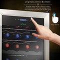 Nutrichef 33 Bottle Dual - Zone Refrigerator PKCWCDS335
