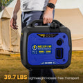 NEXPOW 2250W Portable Inverter Generator, Gasoline Power Quiet Lightweight for Backup Home & Camping, Eco - Mode Feature, Parallel Capability, EPA Compliant