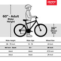 26" Trail Runner Women'S Full Suspension Mountain Bike, Black