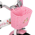 JOYSTAR Little Daisy 14 in Kids Bike for 3 4 5 Years Girls with Handbrake Children Princess Bicycle with Training Wheels Basket Streamer Toddler Cycle Bikes Blue