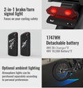 GT73 Electric Bike for Adults, 2000W UL 2849 Electric Dirtbike with 25" Motorcycle Tires, 48V36.4AH Dual Battery Ebike, Max 37 Mph & 85 Mile Long Range, Dual Hydraulic Brakes & Full Suspension