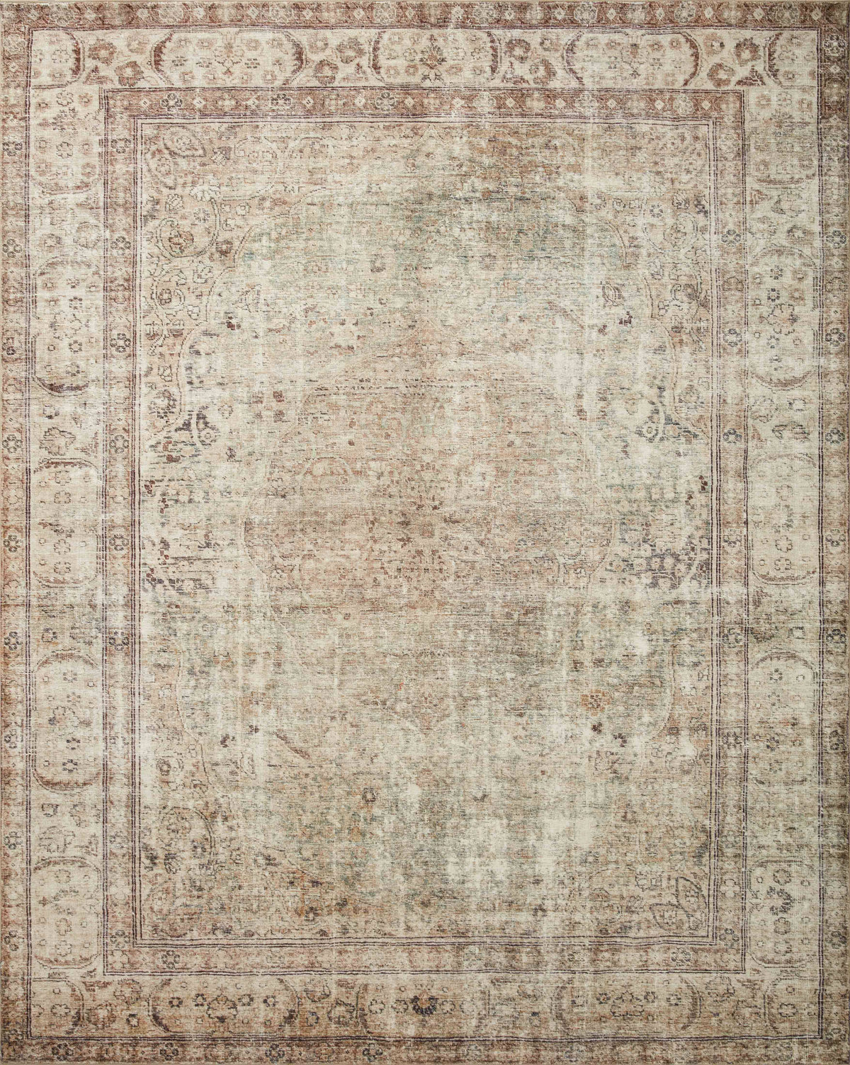 Loloi II Margot MAT-01 Antique Sage Rug - 5 ft x 7 ft 6 in