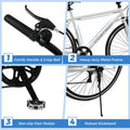 26" Mountain Bike 6-Speed Drivetrain Cycling Bicycle with Dual C-Brakes, Adjustable Seat & All-Terrain Tires, MTB City Bike for Men Women Teens