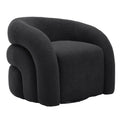 360 Swivel Accent Chair for Living Room, Boucle Barrel Armchair Single Sofa Chair Reading Chair, Sage Green